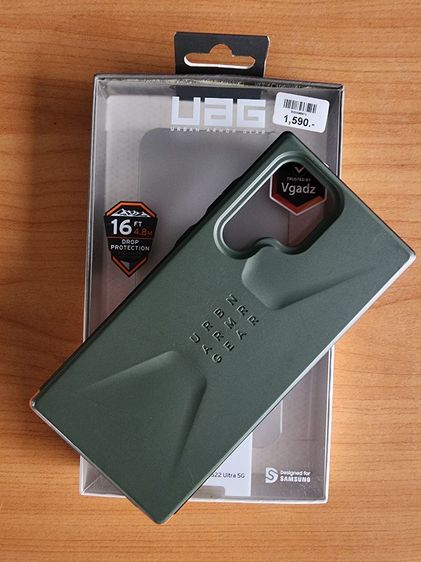ขายครับผมเคสแท้ UAG S22Ultra UAG Civilian Series สี Olive Drab เขียวสลับส้ม Galaxy S22 Ultra 690บ. รูปที่ 2