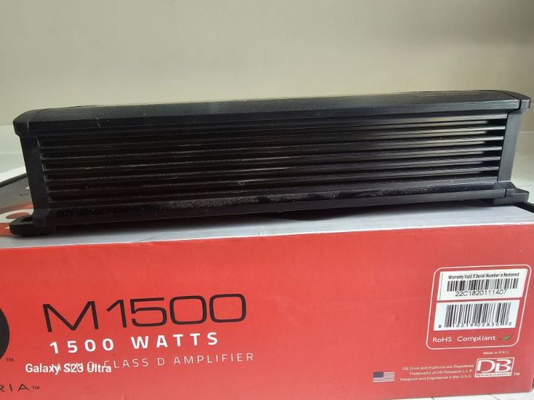 เพาเวอร์แอมป์ db Drive M1500 Mono Class D 1500 watts