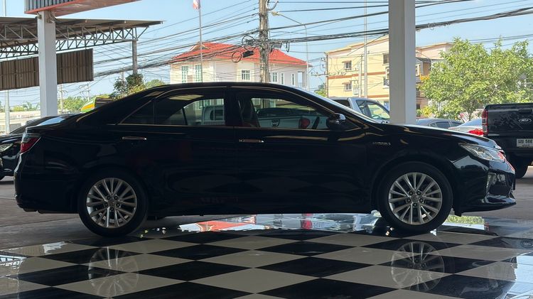 Toyota Camry 2015 2.5 Hybrid Premium Sedan ไฮบริด ไม่ติดแก๊ส เกียร์อัตโนมัติ ดำ รูปที่ 4
