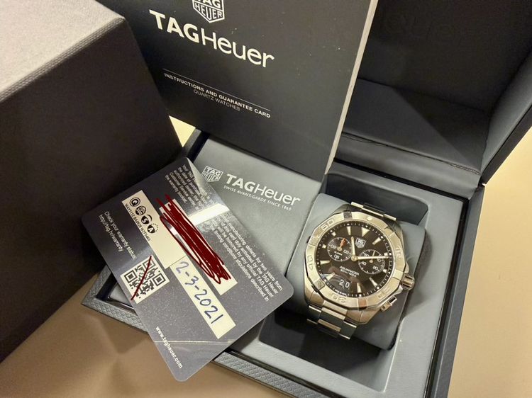 TAG Heuer Aquaracer Quartz WAY111Z มือ2 ออกShopไทย 2021