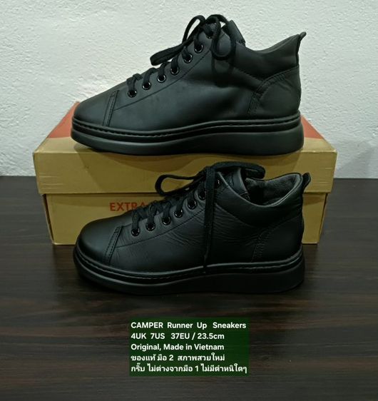 CAMPER Runner Up Sneakers for Women 4UK 37EU/23.5cm Original ของแท้ มือ 2 สภาพใกล้เคียงของใหม่, รองเท้า CAMPER หนังแท้ พื้นเต็ม สวยมาก รูปที่ 16