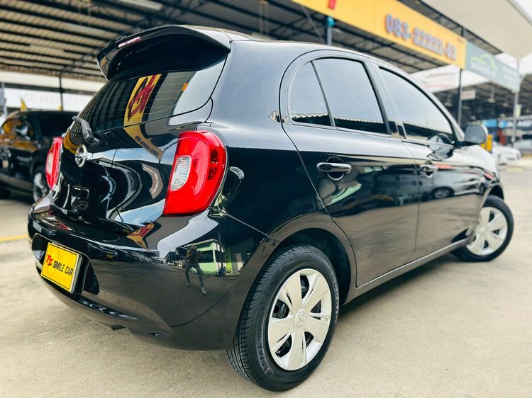 Nissan March 2018 1.2 E เบนซิน ไม่ติดแก๊ส เกียร์อัตโนมัติ ดำ รูปที่ 3