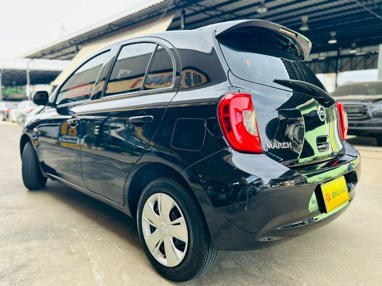 Nissan March 2018 1.2 E เบนซิน ไม่ติดแก๊ส เกียร์อัตโนมัติ ดำ รูปที่ 4