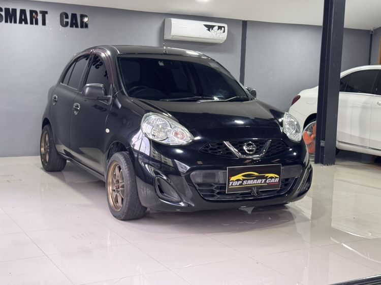 Nissan March 2018 1.2 S Sedan เบนซิน ไม่ติดแก๊ส เกียร์ธรรมดา ดำ รูปที่ 3