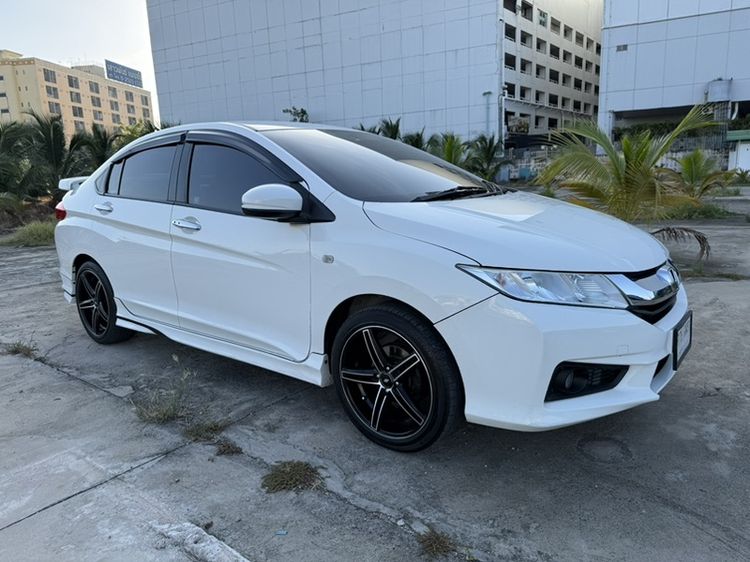 Honda City 2014 1.5 V Plus i-VTEC Sedan เบนซิน ไม่ติดแก๊ส เกียร์อัตโนมัติ ขาว