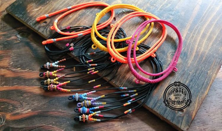 อื่นๆ สร้อยเชือกเทียนถัก​ handmade สั่งได้ทุกแบบ
