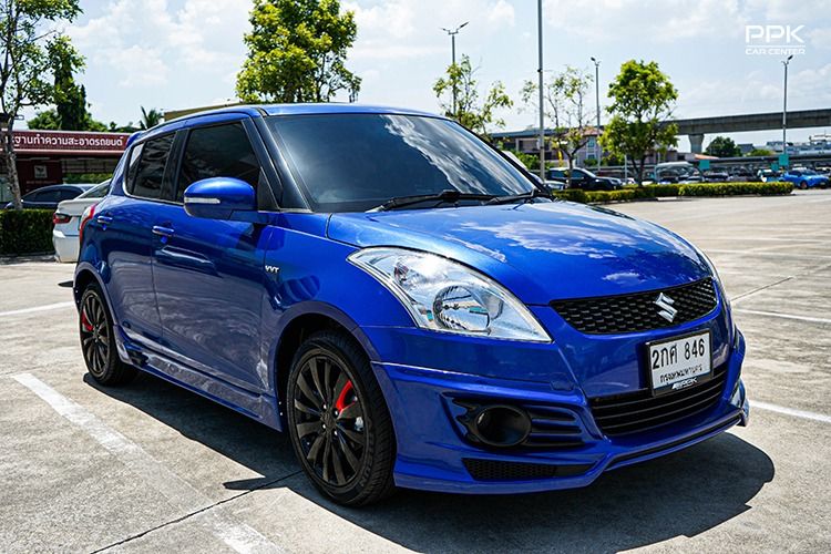 Suzuki Swift 2013 1.2 GLX Sedan เบนซิน ไม่ติดแก๊ส เกียร์อัตโนมัติ น้ำเงิน รูปที่ 3
