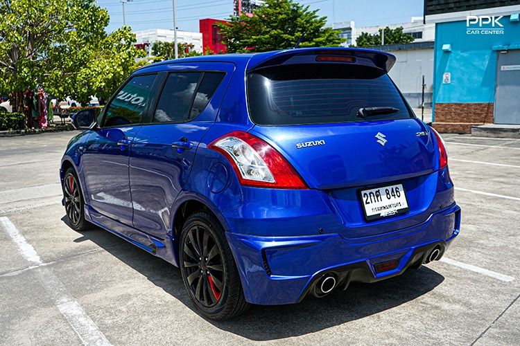 Suzuki Swift 2013 1.2 GLX Sedan เบนซิน ไม่ติดแก๊ส เกียร์อัตโนมัติ น้ำเงิน รูปที่ 4