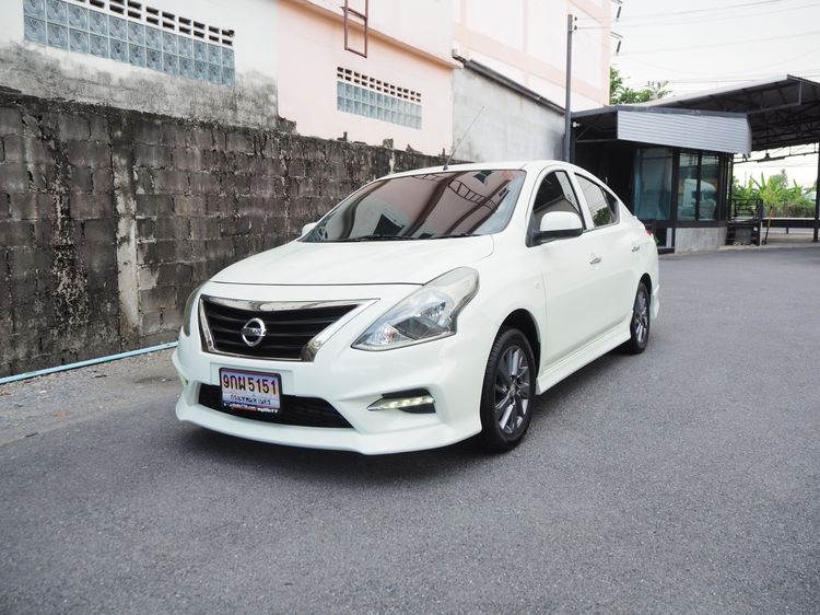 Nissan Almera 2019 1.2 E Sportech Sedan เบนซิน ไม่ติดแก๊ส เกียร์อัตโนมัติ ขาว