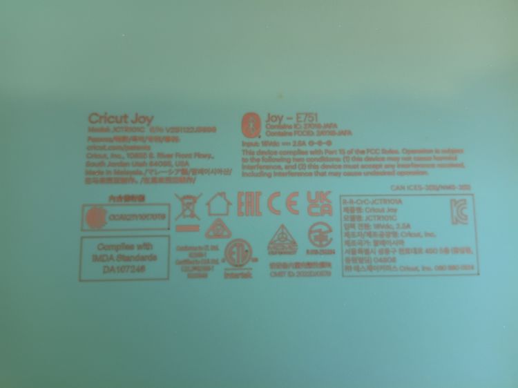 Cricut Joy (สีมิ้นท์) แกะเเล้วเเต่ยังไม่เคยใช้ รูปที่ 4