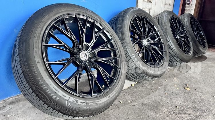 ล้อแม็ก HRE XF015  สีดำเงา 5รู114.3 ET35 19นิ้ว หน้า8.5 หลัง9.5 รูปที่ 2