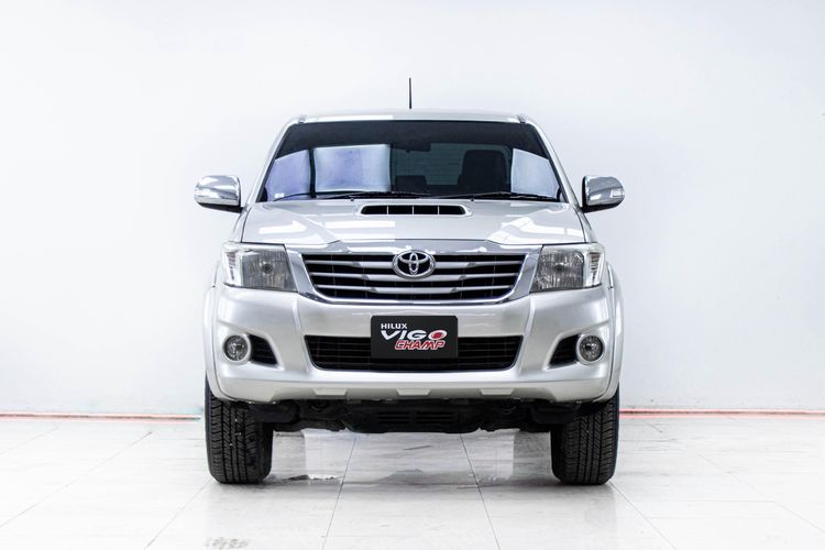 Toyota Hilux Vigo 2013 2.5 Prerunner E Pickup ดีเซล ไม่ติดแก๊ส เกียร์อัตโนมัติ เทา รูปที่ 4