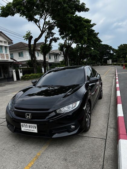 Honda Civic 2017 1.8 EL i-VTEC Sedan เบนซิน ไม่ติดแก๊ส เกียร์อัตโนมัติ ดำ รูปที่ 2