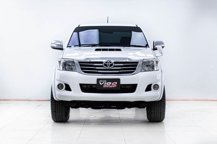 Toyota Hilux Vigo 2012 3.0 G Prerunner Pickup ดีเซล ไม่ติดแก๊ส เกียร์ธรรมดา ขาว รูปที่ 4