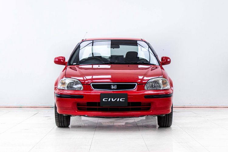 Honda Civic 1997 1.6 VTi LX Sedan เบนซิน ไม่ติดแก๊ส เกียร์ธรรมดา แดง รูปที่ 4