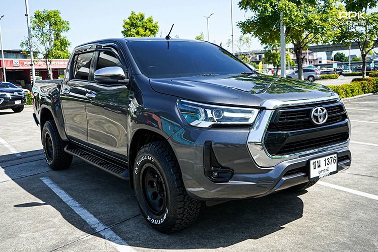 Toyota Hilux Revo 2022 Double Cab 2.4 Mid Prerunner Pickup ดีเซล ไม่ติดแก๊ส เกียร์ธรรมดา เทา รูปที่ 3