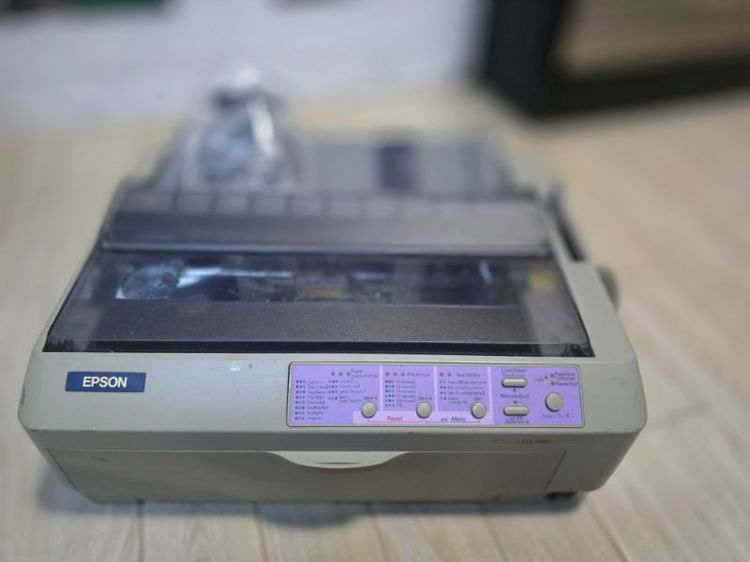 EPSON LQ-590 (มือสอง) เครื่องพิมพ์ใบกำกับภาษี สลิปเงินเดือน กระดาษลอกลาย พิมพ์ได้สูงสุด 6 ก๊อปปี้ รูปที่ 2