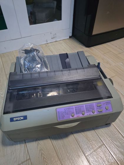 EPSON LQ-590 (มือสอง) เครื่องพิมพ์ใบกำกับภาษี สลิปเงินเดือน กระดาษลอกลาย พิมพ์ได้สูงสุด 6 ก๊อปปี้ รูปที่ 3