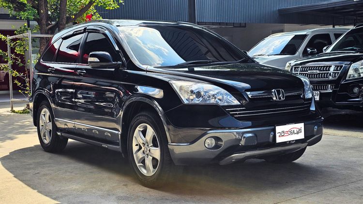 Honda CR-V 2007 2.0 E 4WD Sedan เบนซิน ไม่ติดแก๊ส เกียร์อัตโนมัติ ดำ รูปที่ 4