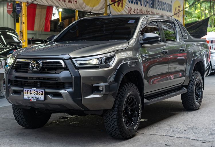 Toyota Hilux Revo 2021 Double Cab 4x4 2.8 Rocco Pickup ดีเซล ไม่ติดแก๊ส เกียร์อัตโนมัติ น้ำตาล รูปที่ 2