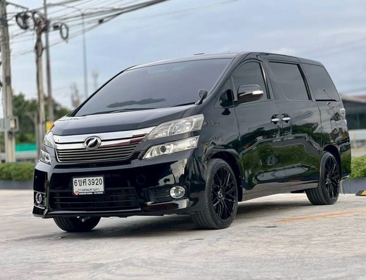 Toyota Vellfire 2012 2.4 V Utility-car เบนซิน ไม่ติดแก๊ส เกียร์อัตโนมัติ ดำ รูปที่ 3