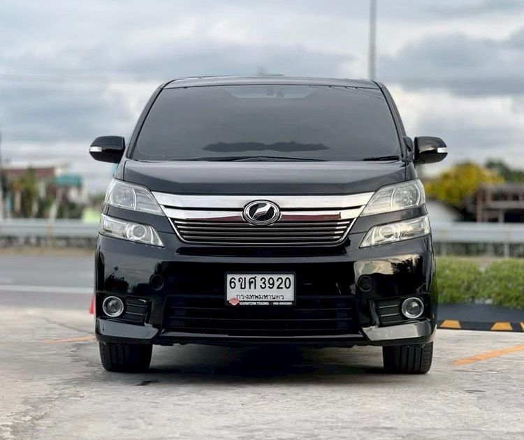 Toyota Vellfire 2012 2.4 V Utility-car เบนซิน ไม่ติดแก๊ส เกียร์อัตโนมัติ ดำ รูปที่ 2