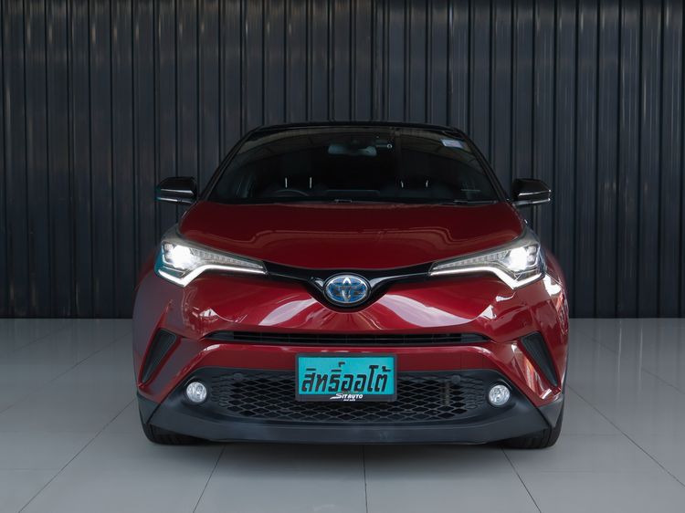 Toyota C-HR 2019 1.8 Hybrid Hi Utility-car ไฮบริด ไม่ติดแก๊ส เกียร์อัตโนมัติ แดง รูปที่ 2