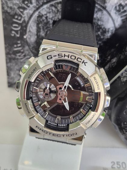 เงิน Casio G-SHOCK GM-110-1ADR ของแท้ ศูนย์ไทย ครบกล่อง