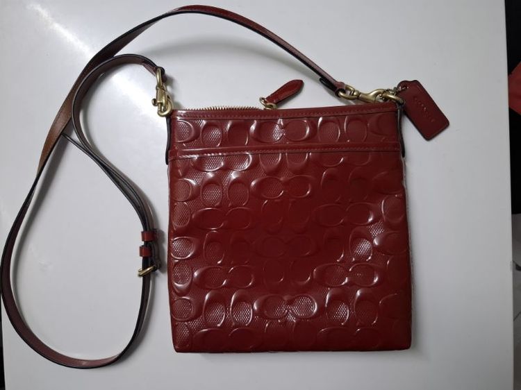 กระเป๋าสะพาย coach หนังแก้ว รูปที่ 2