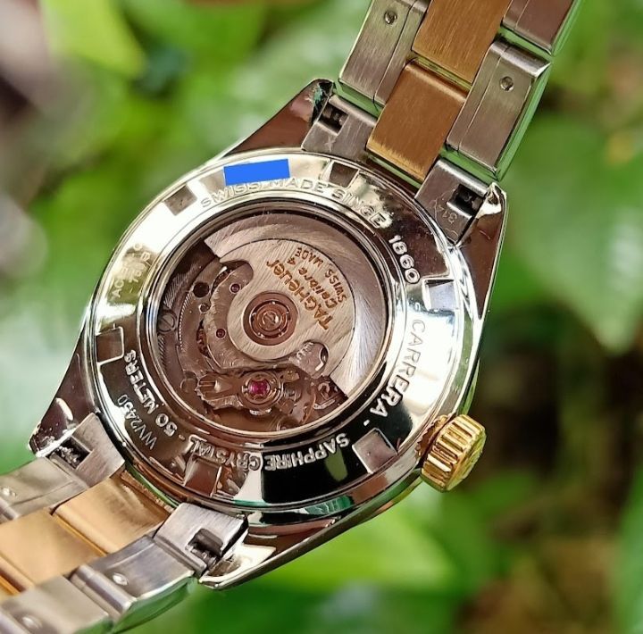 Tag Heuer Carrera 18K. Gold Lady White Monter Of Pearl Dial WV2450🇨🇭🇨🇭 รูปที่ 10