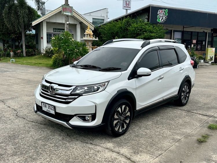 Honda BR-V 2019 1.5 SV Utility-car เบนซิน ไม่ติดแก๊ส เกียร์อัตโนมัติ ขาว รูปที่ 2