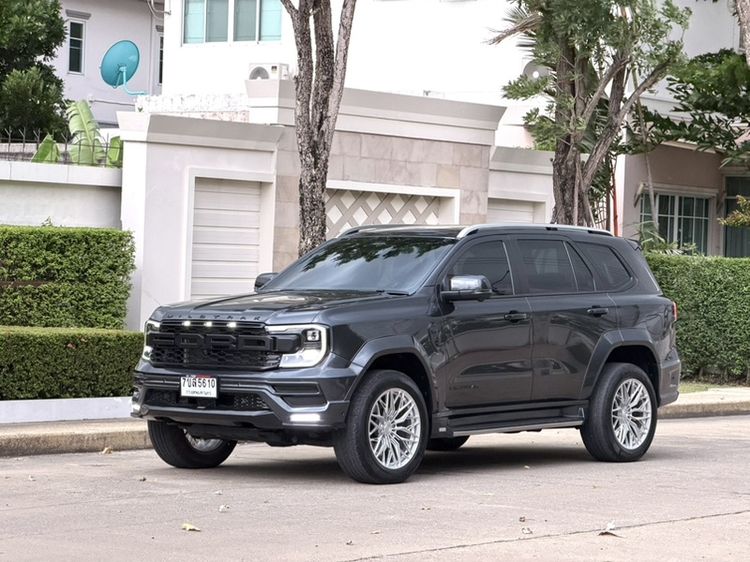 Ford Everest 2024 2.0 Bi-Turbo Wildtrak 4WD Utility-car ดีเซล ไม่ติดแก๊ส เกียร์อัตโนมัติ เทา รูปที่ 2