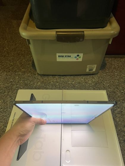 ขายSamsungTabS8UltraสีGray128กิ๊ก5Gใส่ซิมได้จอสวยกริปหายากมากสภาพนี้ยกกล่องอุปกรยังไม่แกะครื่องใช้งานดีถูกมากก รูปที่ 3