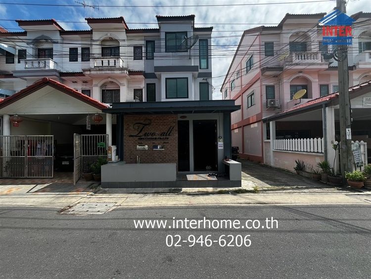 ทาวน์โฮม 3 ชั้น 24.5 ตร.ว. หมู่บ้านธนะธานี-สุขใจ ซอยนวมินทร์163 แยก15-12 ถนนนวมินทร์ เขตบึงกุ่ม กรุงเทพมหานคร