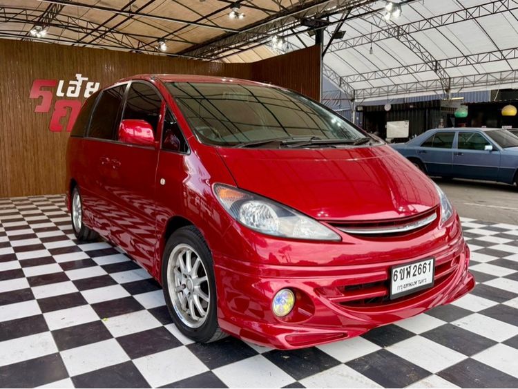 Toyota Estima 2005 2.4 Aeras Utility-car เบนซิน ไม่ติดแก๊ส เกียร์อัตโนมัติ แดง รูปที่ 3