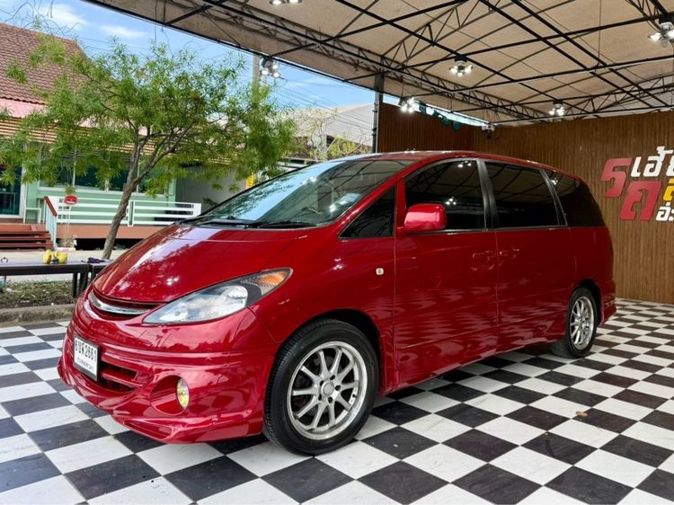 Toyota Estima 2005 2.4 Aeras Utility-car เบนซิน ไม่ติดแก๊ส เกียร์อัตโนมัติ แดง รูปที่ 2
