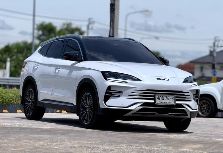 BYD Sealion 7 2024 AWD Performance Utility-car ปลั๊กอินไฮบริด (PHEV) ไม่ติดแก๊ส เกียร์อัตโนมัติ ขาว รูปที่ 2