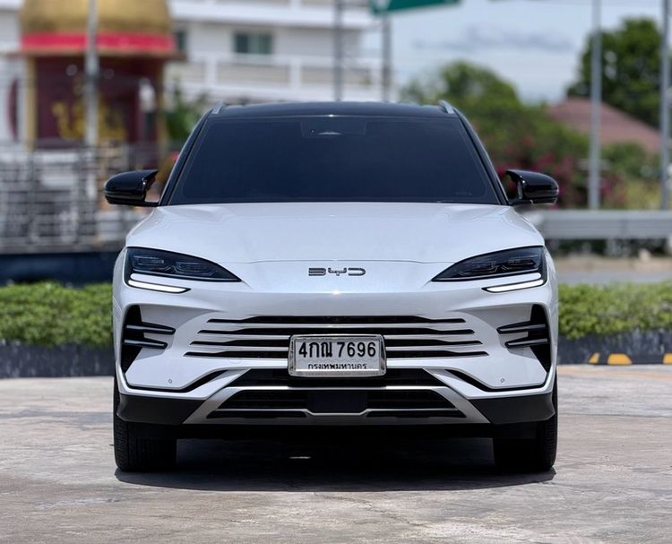 BYD Sealion 7 2024 AWD Performance Utility-car ปลั๊กอินไฮบริด (PHEV) ไม่ติดแก๊ส เกียร์อัตโนมัติ ขาว รูปที่ 3