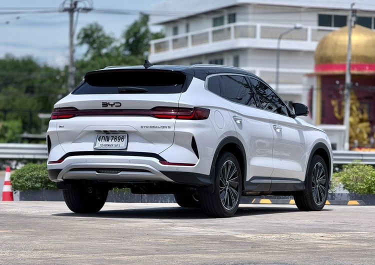 BYD Sealion 7 2024 AWD Performance Utility-car ปลั๊กอินไฮบริด (PHEV) ไม่ติดแก๊ส เกียร์อัตโนมัติ ขาว รูปที่ 4