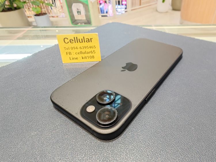 iPhone 15 256GB สีดำ สภาพดี เครื่องไทย รูปที่ 3
