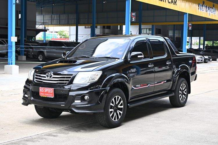 รถ Toyota Hilux Vigo Champ Smart Cab 2.5 E VNT Prerunner TRD สี ดำ
