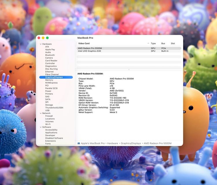 MacBook Pro 16-inch 2019 Intel Core i9 Ram32GB SSD1TB SpaceGray รูปที่ 16