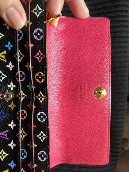 Louis Vuitton Monogram Multicolor Sarah Wallet รูปที่ 10