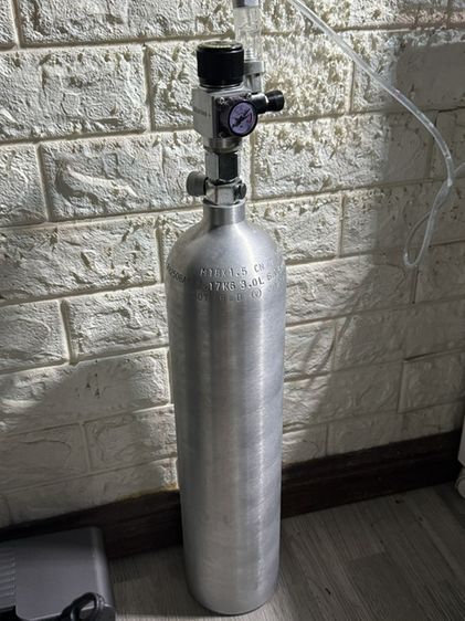 อุปกรณ์ตู้ปลา ถังco2 3L สำหรับเลี้ยงไม้น้ำ