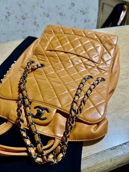 Chanel  Chanel Foldover Drawstring Backpack / Convertible Flap รูปที่ 17