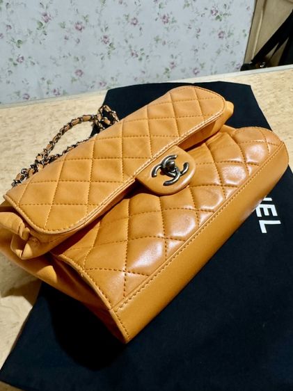 Chanel  Chanel Foldover Drawstring Backpack / Convertible Flap รูปที่ 6
