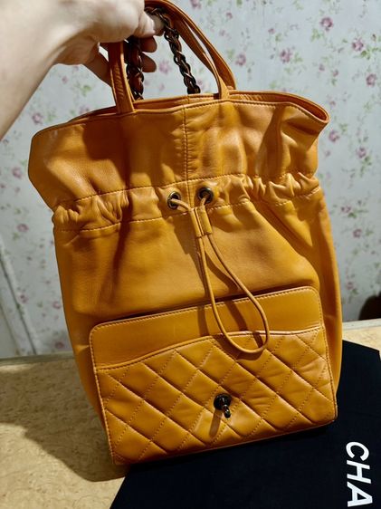 Chanel  Chanel Foldover Drawstring Backpack / Convertible Flap รูปที่ 2