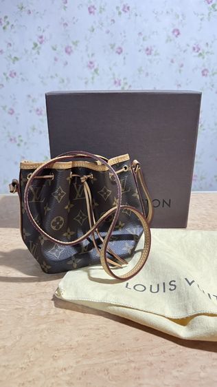 Louis Vuitton หนังแท้ ไม่ระบุ น้ำตาล LV NANO MONOGRAM