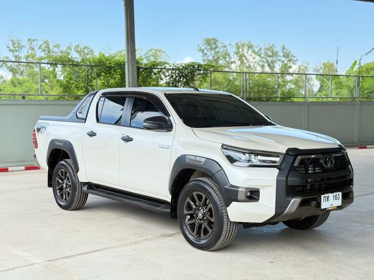 Toyota Hilux Revo 2020 Double Cab Prerunner 2x4 2.4 Rocco Pickup ดีเซล ไม่ติดแก๊ส เกียร์อัตโนมัติ ขาว รูปที่ 3
