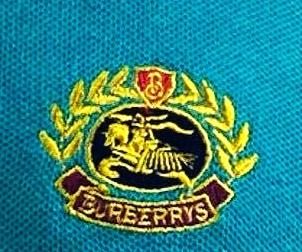 VINTAGE BURBERRYS OF LONDON EMBROIDERED LOGO POLO SHIRT รูปที่ 3